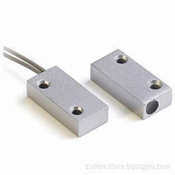 Magnetic Door Detector with Surface Installation, Metal Design